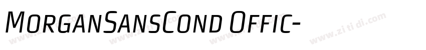 MorganSansCond Offic字体转换